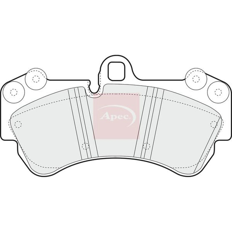 Apec Front Brake Pad Set PAD1314