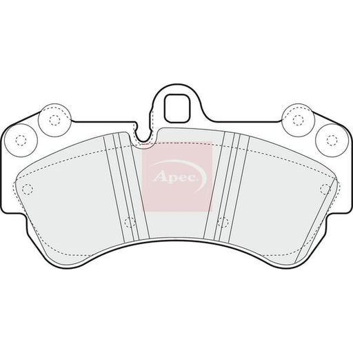 Apec Front Brake Pad Set PAD1314