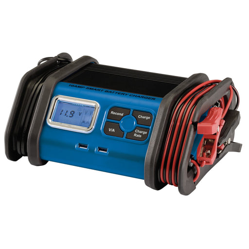 Draper 12V Battery Charger, 10A 53168 Draper - Dynamic Drive