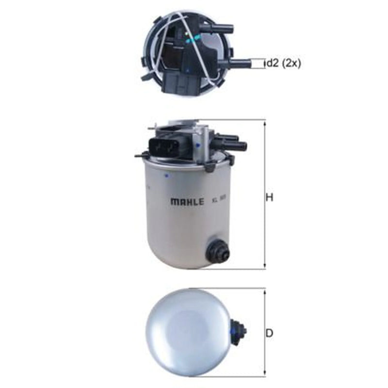 Mahle Fuel Filter Element KL 909