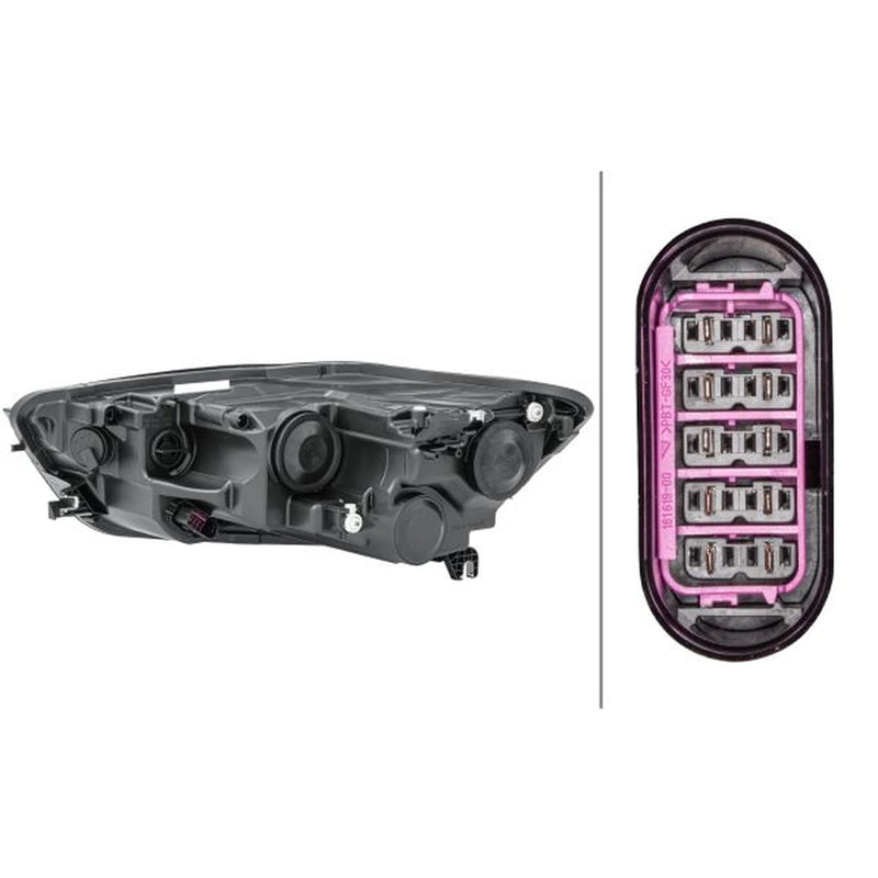 Hella Headlight Headlamp W5W Right 1LJ 011 149-041