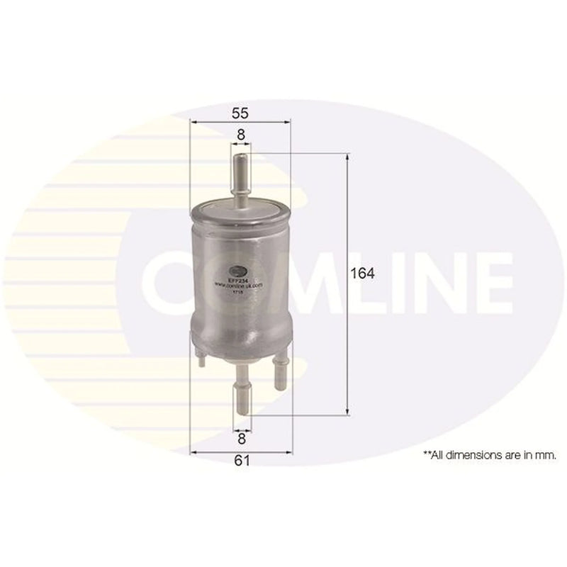 Comline Fuel Filter Element fits Audi A2 2000-2005 1.4