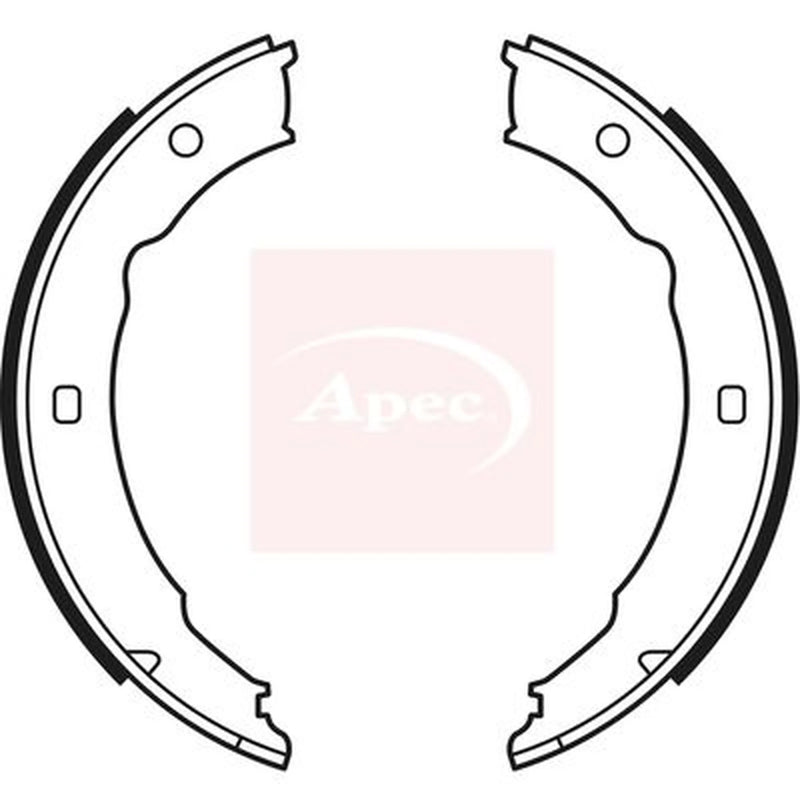 Apec Parking Brake Shoe Set SHU610