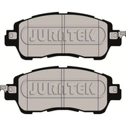 Juratek Front Brake Pad Set fits Mazda 2 2014 on 1.5