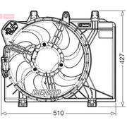 Denso Engine Cooling Fan DER09312