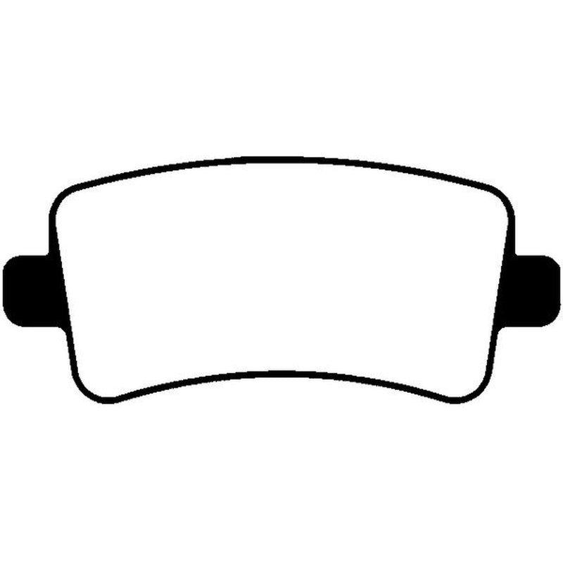 Abtex Rear Brake Pad Set fits Opel Insignia A 2008-2017 1.4 1.6 1.8 2.0 2.8
