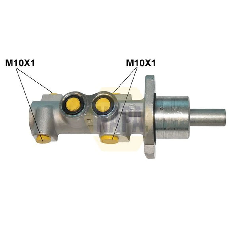 NAPA Brake Master Cylinder Hydraulic Assembly fits Citroën Berlingo 1996-2011
