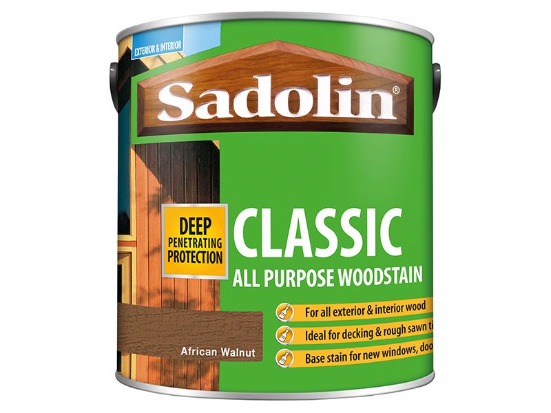 Sadolin Classic Wood Protection African Walnut 2.5 litre Sadolin - Dynamic Drive