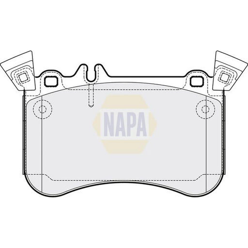 NAPA Front Brake Pad Set NBP1786