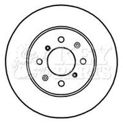 Key Parts 2 x Vented Front Brake Discs KBD4716-x2