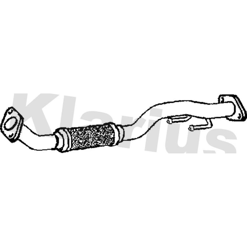 Klarius Exhaust Pipe OD fits Audi A3 2007-2013 1.4