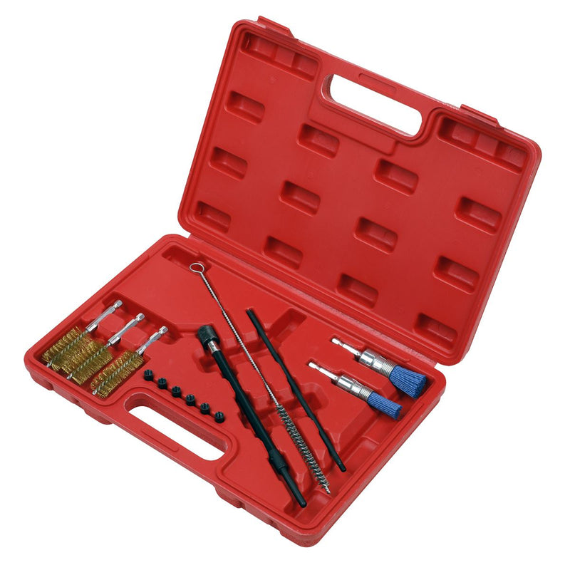 Sealey Cleaning Brush Set Injector Bore 14pc VS1900 Sealey - Dynamic Drive