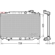 Denso Engine Radiator DRM44041