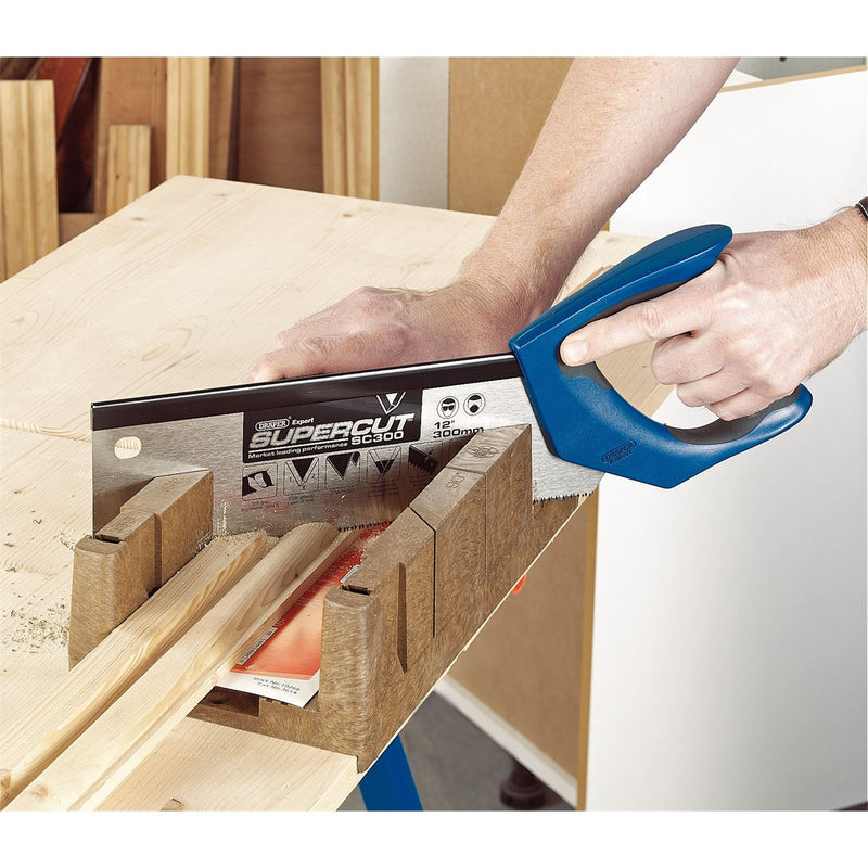 Draper Supercut Soft Grip Hardpoint Tenon Saw, 300mm/12", 11tpi/12ppi Draper - Dynamic Drive