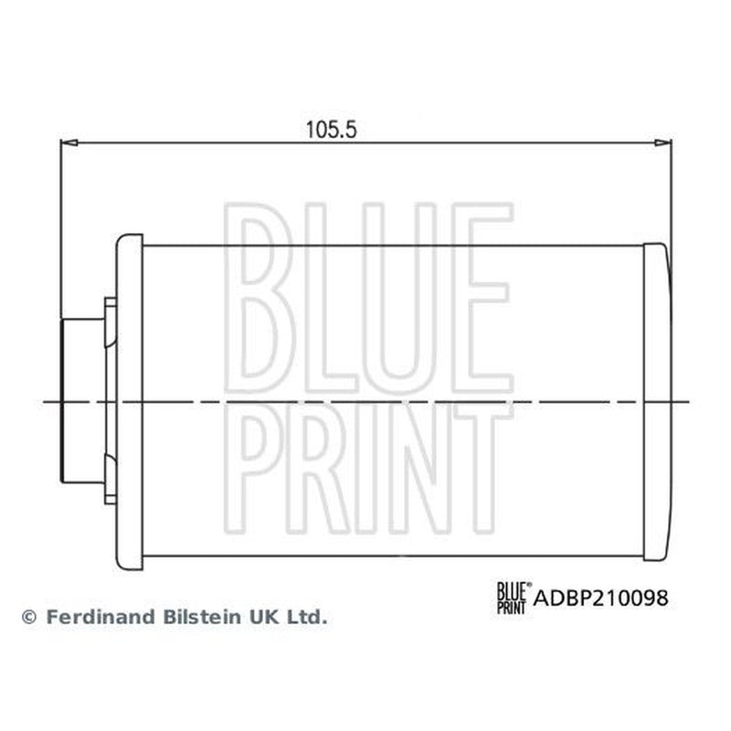 Blue Print Automatic Transmission Hydraulic Filter fits BMW 1 2007-2013