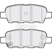 Fahren Front & Rear Brake Discs & Pads fits Nissan Qashqai I 2006-2013