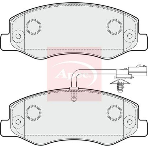 Apec Rear Brake Pad Set fits Nissan Interstar 2021-2024