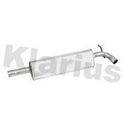 Klarius Box With Centre Pipe Centre fits Audi A3 2013-2020 1.4