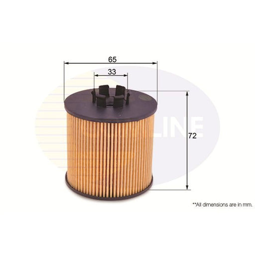Comline Engine Oil Filter fits Audi A3 2003-2013 1.4 1.6