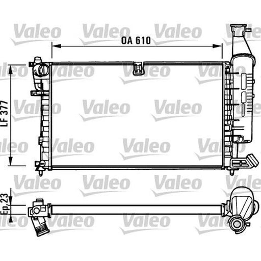 Valeo Engine Radiator 731296