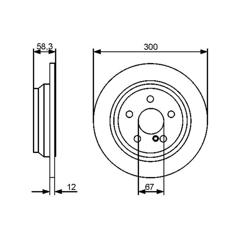 Bosch Front & Rear Brake Discs & Pads fits Mercedes-Benz S-Class 2005-2013