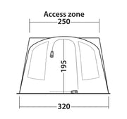 Outwell Fresno Driveaway Awning Grey Outwell - Dynamic Drive