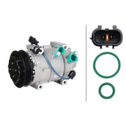 Hella Air Conditioning Compressor fits Hyundai I20 Active 2015-2018 1.4