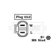 Borg & Beck Car Alternator 12V fits Chevrolet Corsa 2000-2002 1.7