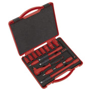 Sealey Insulated Socket Set 16pc 3/8"Sq Dr 6pt WallDrive VDE App. AK7940 Sealey  - Dynamic Drive