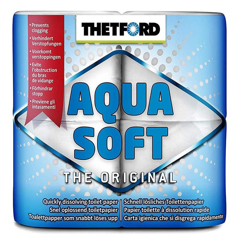 Thetford Aquasoft Toilet Tissue 4 Pack Thetford - UK Camping And Leisure