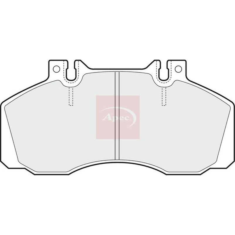 Apec Rear Brake Vented Discs & Pads fits Mercedes-Benz Chassis 2001-2006