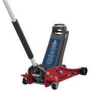Sealey Low Profile Trolley Jack with Rocket Lift 3 Tonne - Red 3000LE Sealey - Dynamic Drive