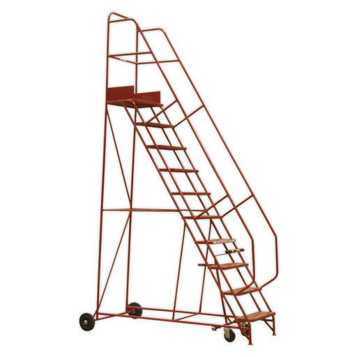Sealey Mobile Safety Steps 13-Tread MSS13 Sealey - Dynamic Drive