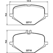 Mintex Rear Brake Discs & Pads fits Mercedes-Benz Gle 2019-2023