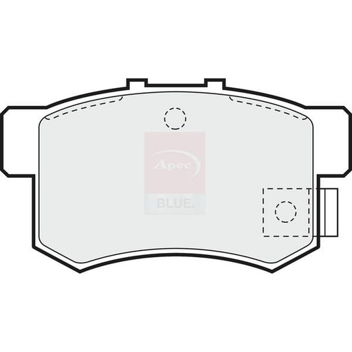 Apec Front & Rear Pads fits Honda Civic VII 2001-2005 1.7 2.0