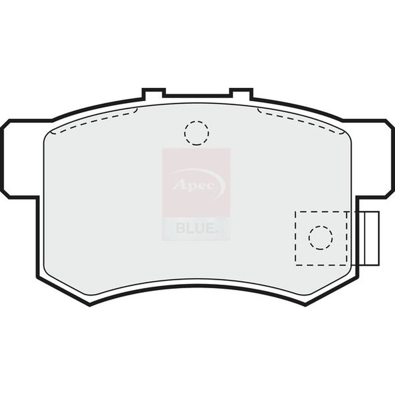 Apec Rear Brake Pad Set PD3433