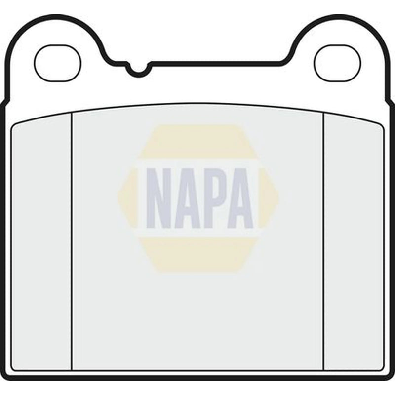 NAPA Rear Brake Pad Set fits Volvo 740 1984-1992 2.0 2.3 2.4