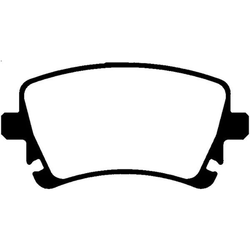 Abtex Rear Brake Pad Set fits Audi A4 B6 2003-2005