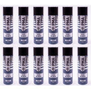 12x PMA Professional Gloss Black 500ml Spray Paint High Coverage PMA - Dynamic Drive