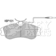 Key Parts 4 x Front Brake Pad Set fits Citroën Berlingo First 1996-2011