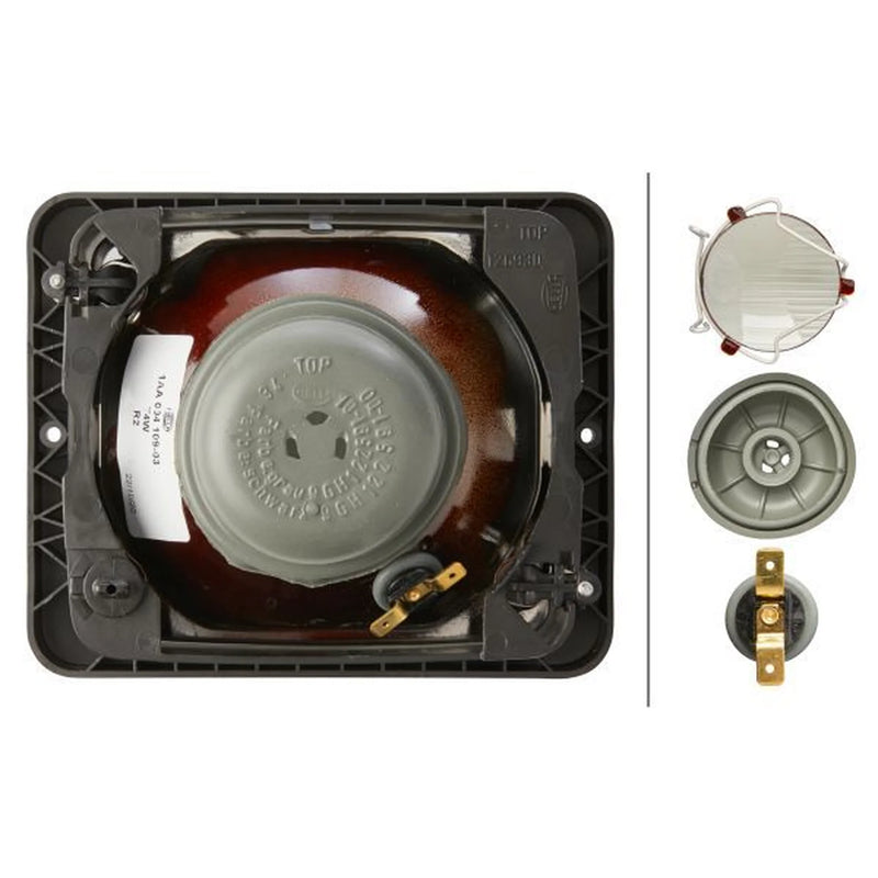 Hella Headlight Headlamp R2 (Bilux) Left