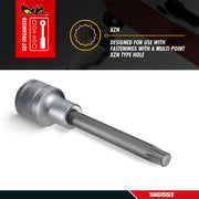 Teng Tools 1/2" Long XZN/Triple Square Bit Socket 08 Teng Tools - Dynamic Drive