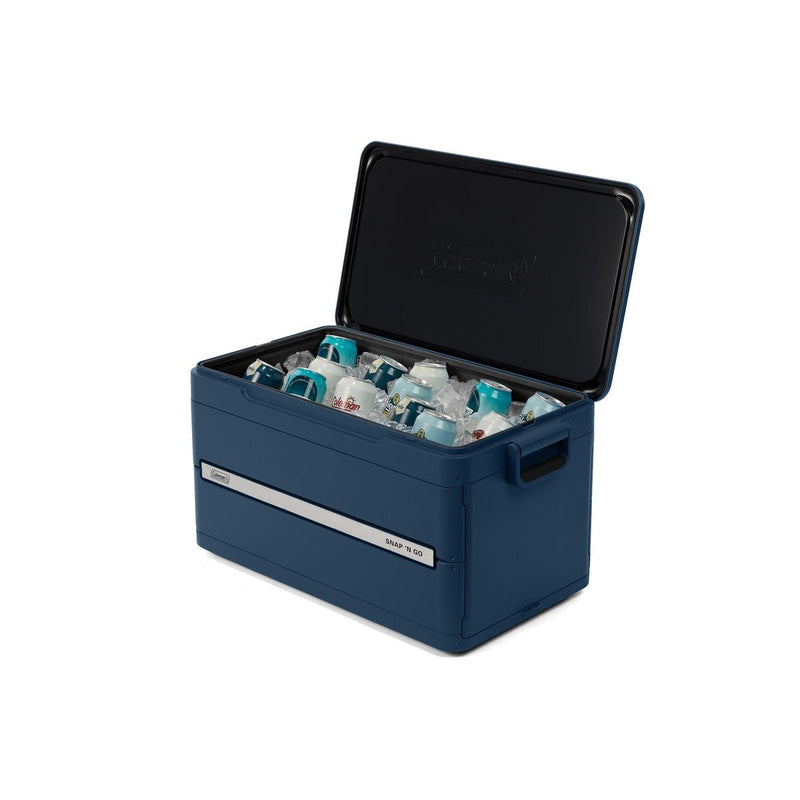Coleman Snap N Go Blue Sapphire 35QT Collapsible Cooler Coolbox