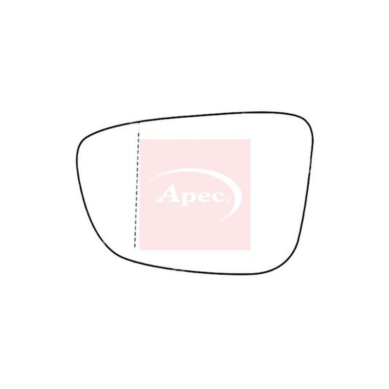 Apec Exterior Wing Mirror Glass Left fits BMW 5 2016-2023