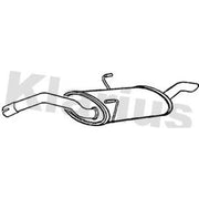 Klarius Box With Tail Pipe Rear fits Citroën Dispatch I 1998-2006 1.9