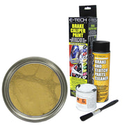 Gold E-Tech Brake Caliper Paint Also for Engine Bay Drums Car Van E-Tech  - Dynamic Drive