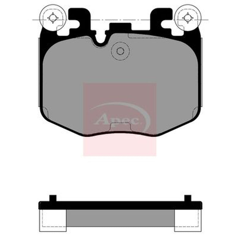 Apec Front Brake Pad Set fits BMW 5 2023-2024