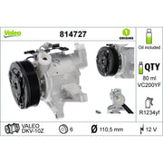 Valeo Air Conditioning Compressor 814727
