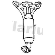 Klarius Catalyst Type Approved fits Lexus Nx 2018 on