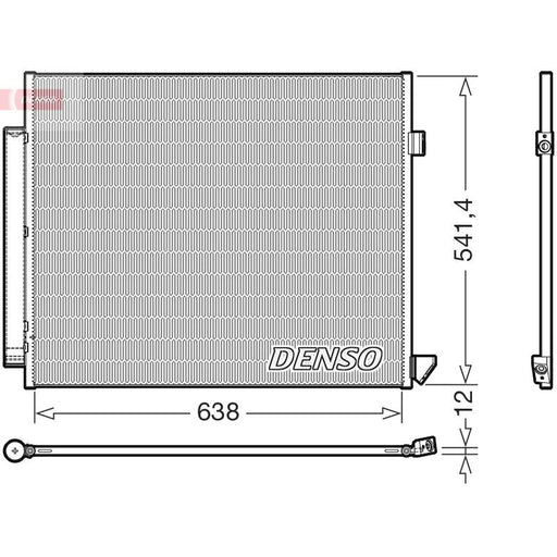 Denso Air Conditioning Condenser fits Mercedes-Benz G-Class 2018-2022